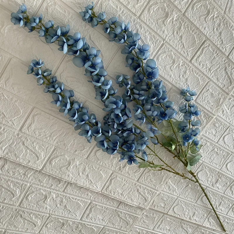 4 Stück große künstliche Glyzinien Blume Hochzeit Decke Wandbehang Dekoration gefälschte Seide Blumen Home Party Hintergrund Dekor Blumen