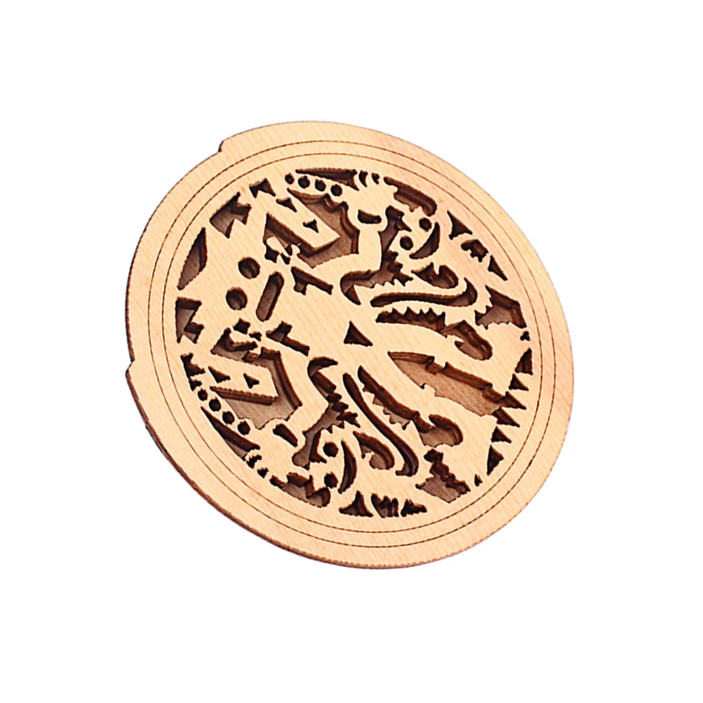 

Maple Sound Hole Cover Wooden Soundhole Block Guitar Protector Feedback Reducer Easy Install Remove Hollow Pattern Beautiful