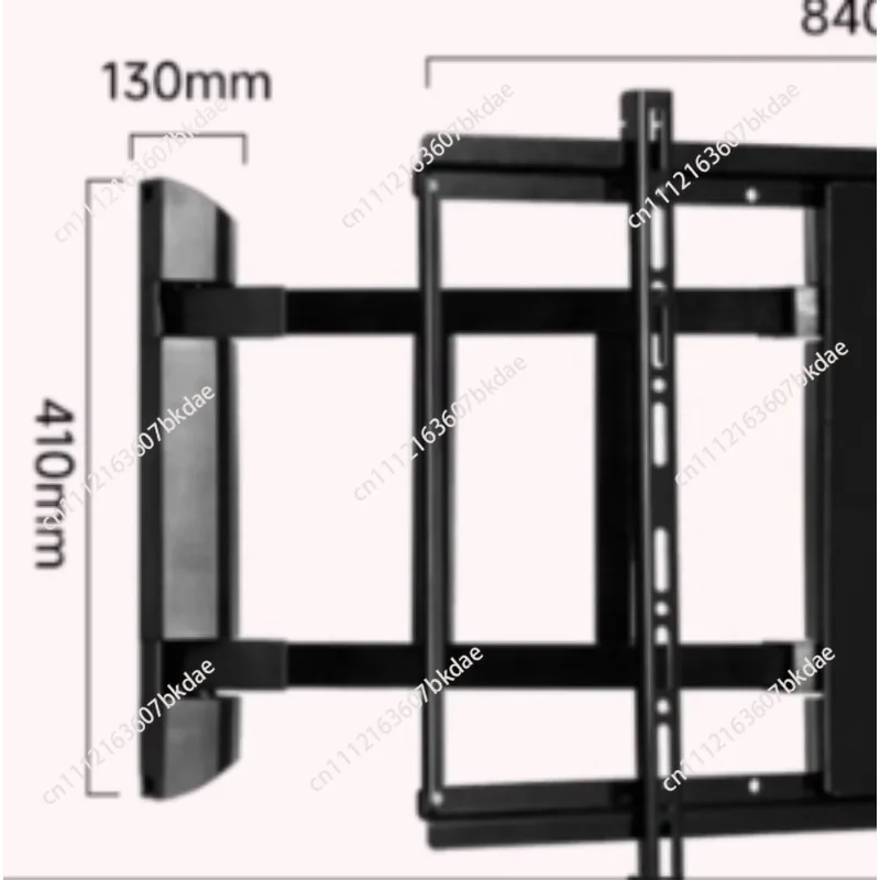 TV stand wall mounted electric remote control flip rotation 90 degree rack 32-55 inches
