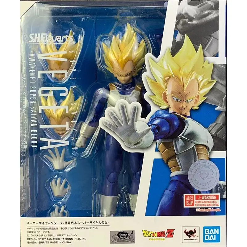 

In Stock Original Bandai S.H.Figuarts Super Saiyan 2 Awakening Vegeta Dragon Ball Anime Action Collection Figures Model Toys