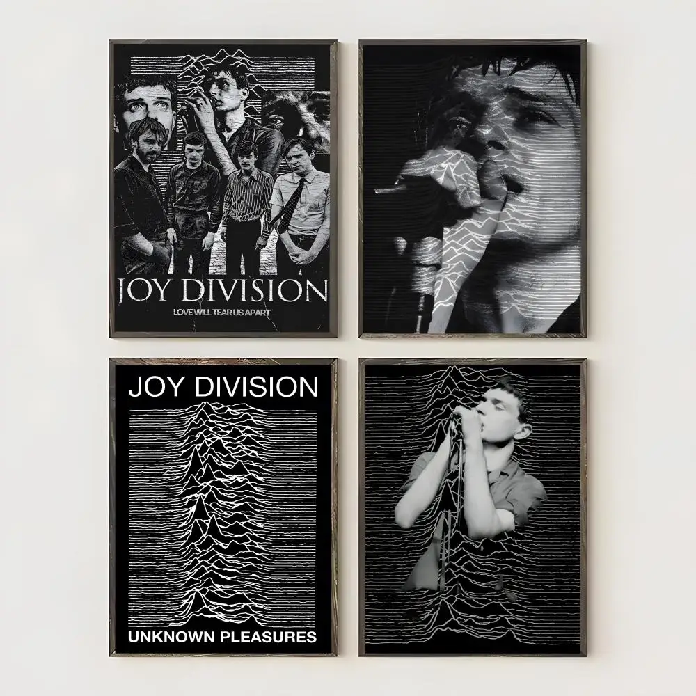 Rock Band J-Joy Division Poster Waterproof Canvas Art Wrinkle Free Wall Hanging For Home Living Room Bedroom Decor