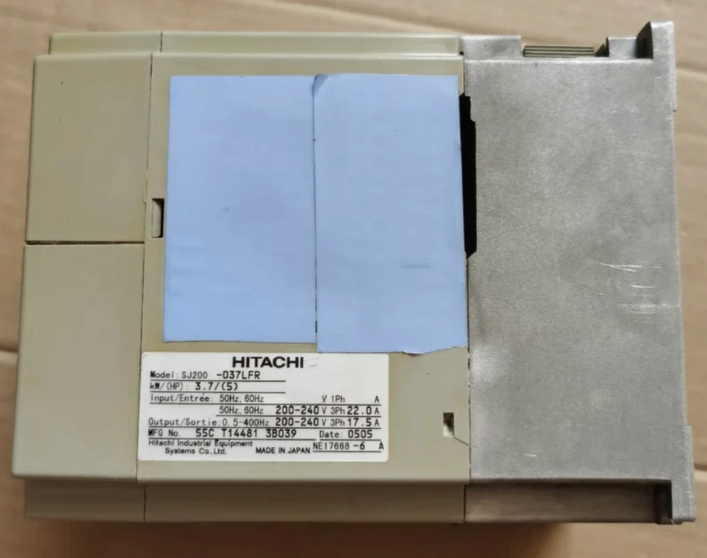 Second-hand inverter, SJ200-037LFR, 3.7 kw, 220V, function package