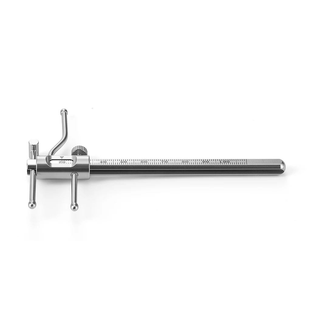 AZDENT Dentaler Kieferorthopädischer Messgriff, Schiebemessgerät 20-100mm, autoklavierbar, Edelstahl, Zahnimplantat-Werkzeug – Detail 7
