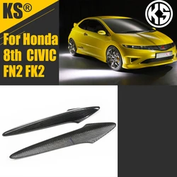 Per Honda CIVIC TYPE R FN2 FK2 maniglia per porta in fibra di carbonio a secco Civic versione ue di ottava generazione