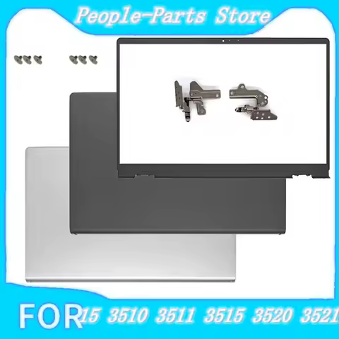 New For Inspiron 15 3510 3511 3515 3520 3521 Laptop Shell LCD Top Cover/Back Cover/Front Bezel/Hinges 00WPN8 00DM9D
