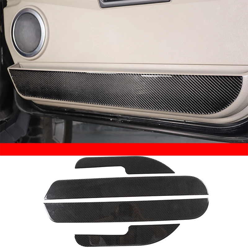 For Hummer H2 2003-2007 Car Door Anti-Kick Panel Sticker Soft Carbon Fiber Car Accessories