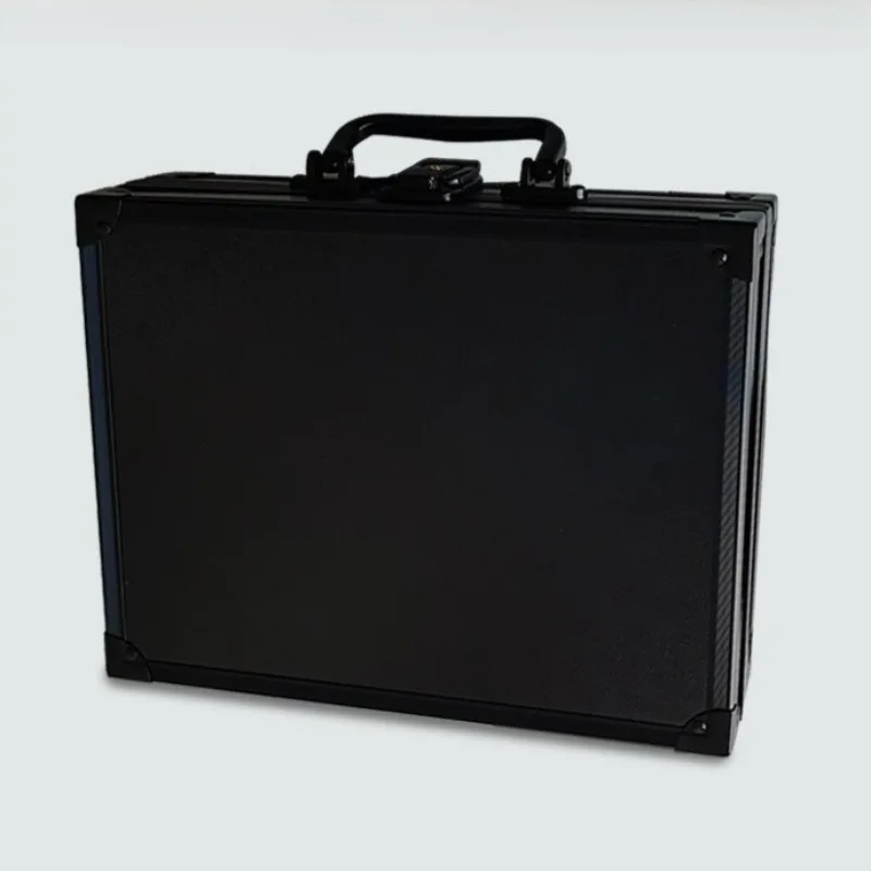 حافظة مجوهرات جلدية محمولة خواتم قلائد أساور صندوق عرض إكسسوارات مجوهرات صناديق تخزين حافظات عرض حلية كبيرة #3