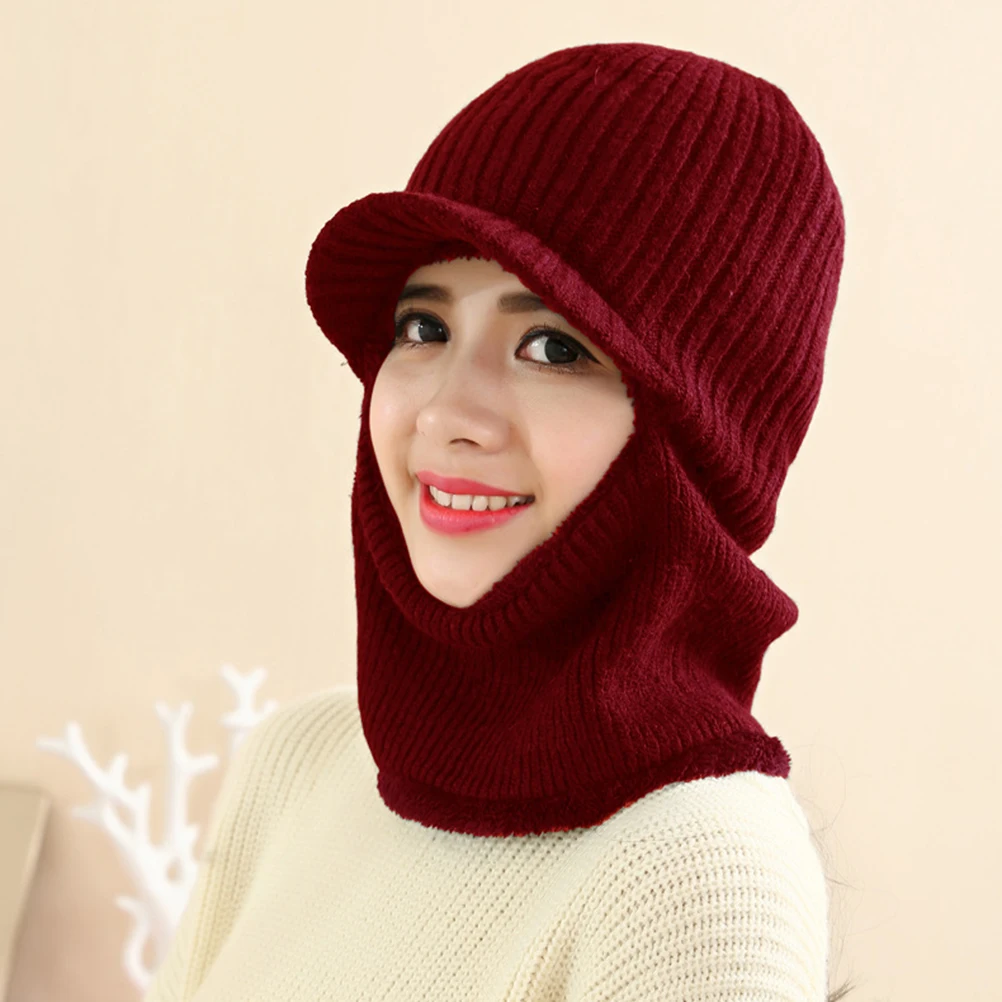 

knitted hat mask hat mask knitted hat windproof hat warm hat winter hat tuque hat