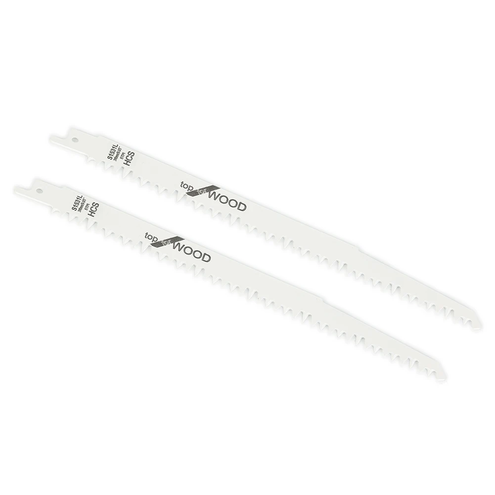 2Pcs S1531L Reciprocating Saw Blades 9.5'' JigSaw Cutter High Carbon Steel For Wood Metal Cutting Power Tool Accessories