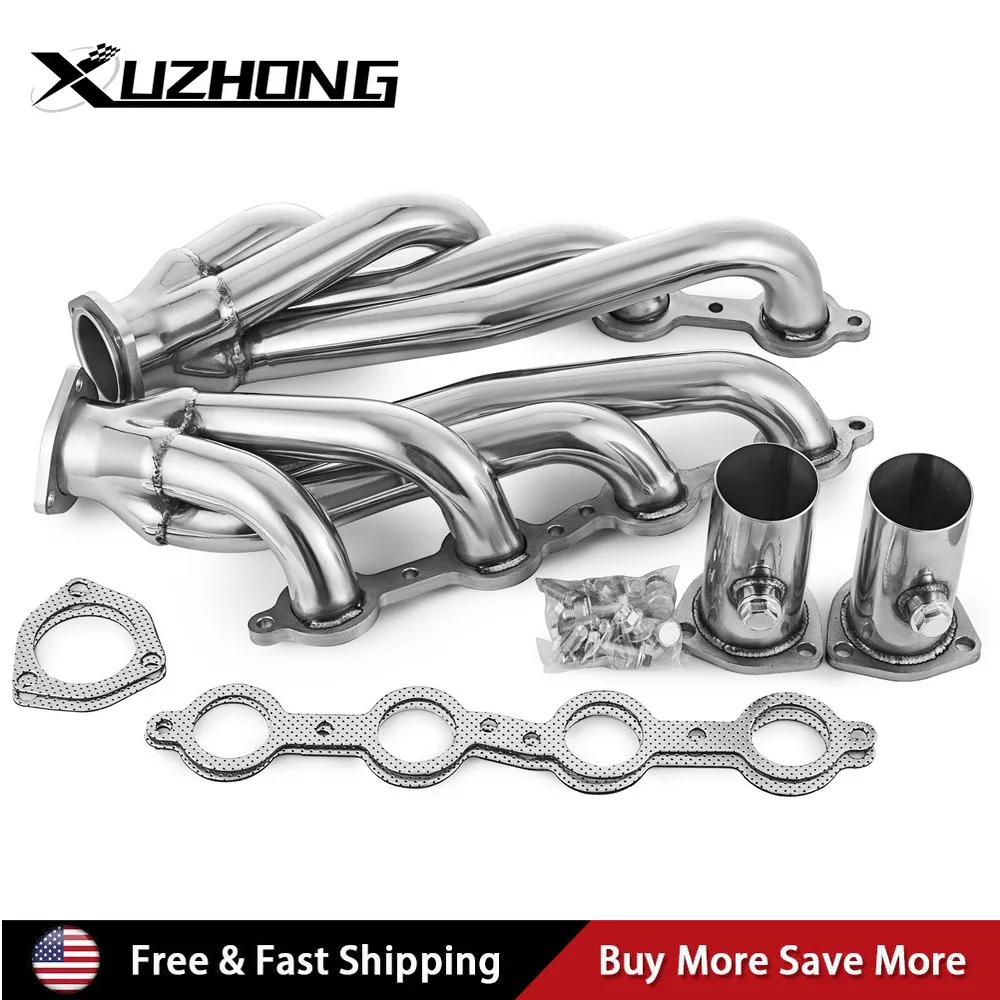 Stainless Steel Shorty Headers For Chevy LS1 LS2 LS3 LS6 LS7 Chevelle Camaro