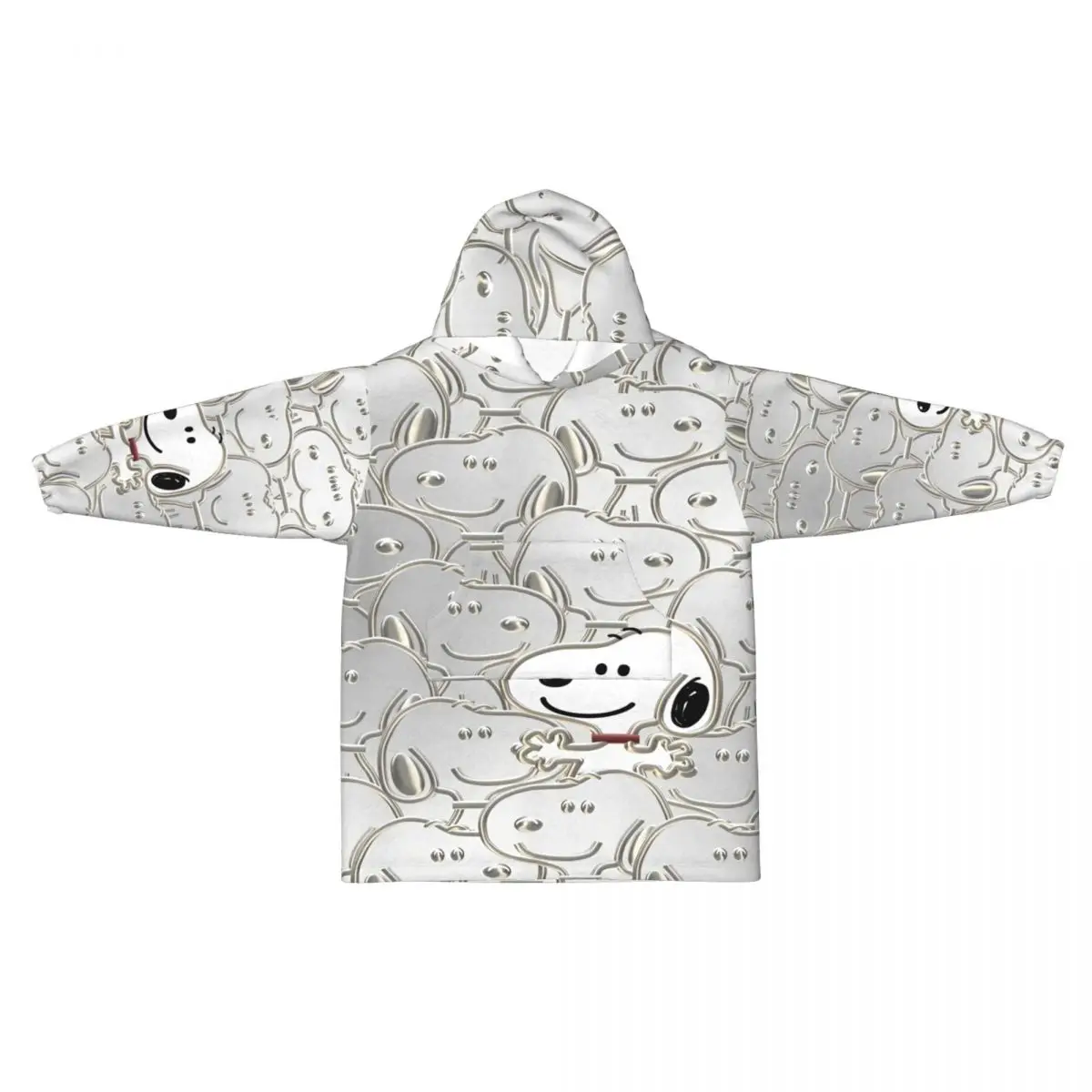 

Детское одеяло с капюшоном с рисунком собаки Snoopys, носимое пижамное одеяло большого размера, толстовка, одеяло