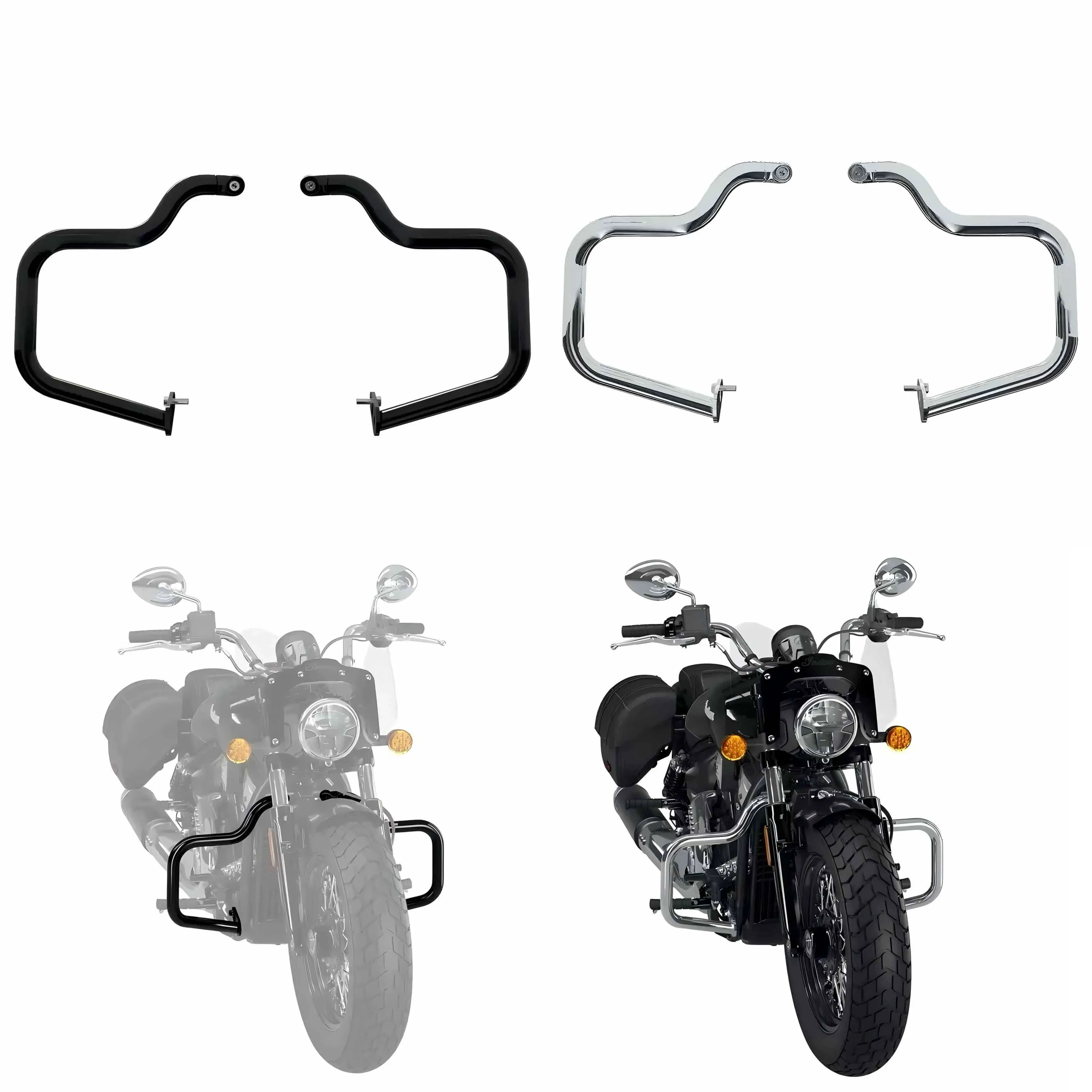 

2025 Indian Scout Bobber Motorcycle Highway Engine Guard Crash Bar For Indian Scout Bobber Classic Limited Sixty Accessories 101