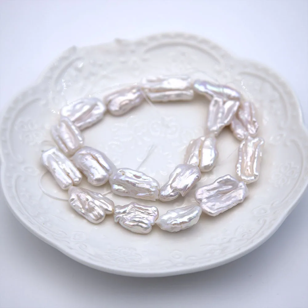 

10x10mm Special-shaped White Natural Freshwater Pearl Scattered Beads for Jewelry Making Bracelet Necklace Earrings Accessories