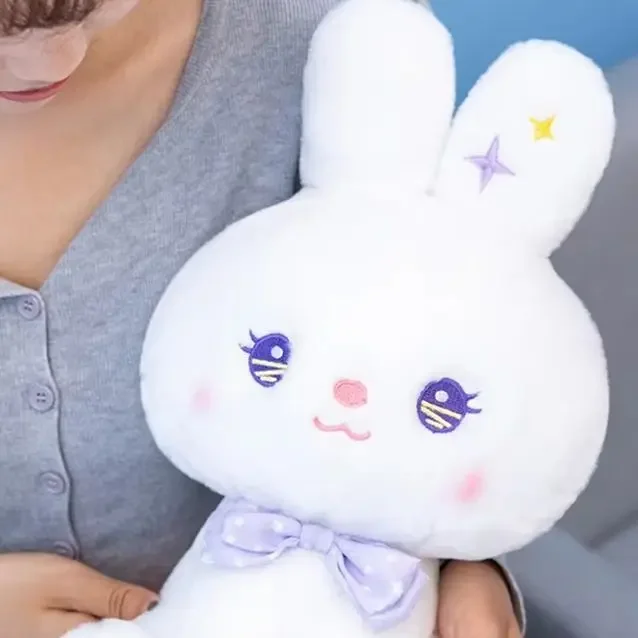 22cm Peep Bunny juguetes de peluche Animal relleno estrella conejo muñeca habitación escritorio sofá decoración conejito de Pascua almohada suave regalos para niña muñeca