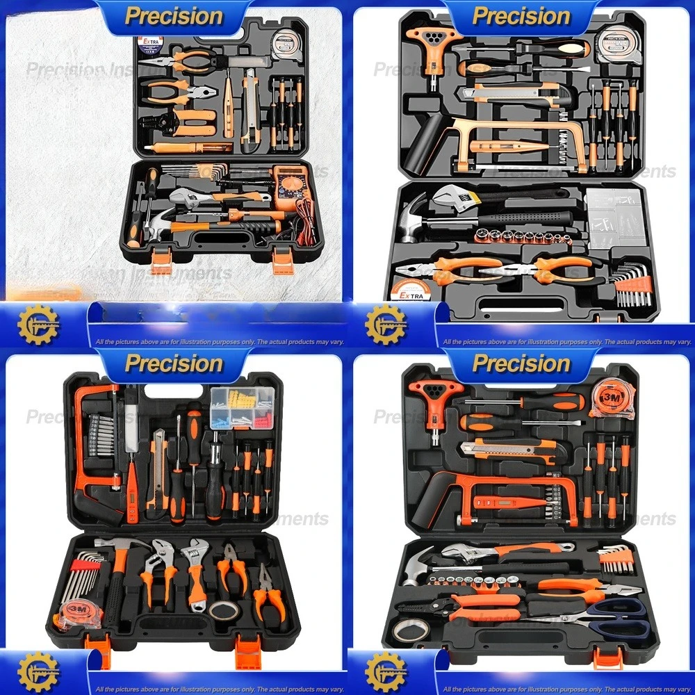 

2026 Manual Tool Kit Set with Toolbox for Home Use Wholesale Gift Set Complete Hardware Tools Collection