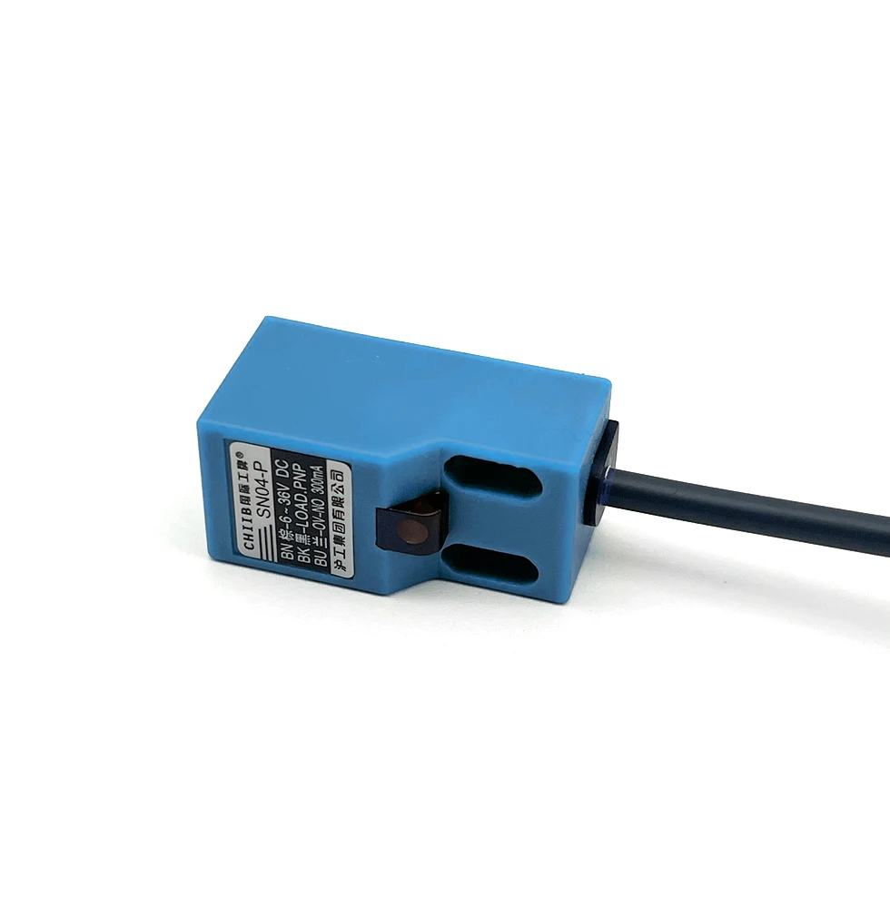1pcs SN04 series SN04-N SN04-N2 SN04-P SN04-P2 DC NPN PNP NO NC 4mm prism shape inductive proximity sensor switch blue