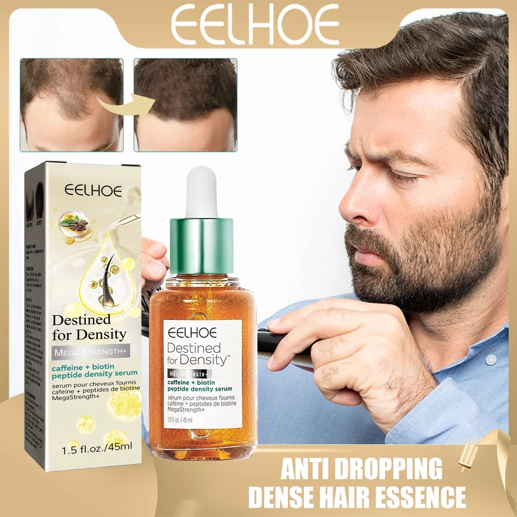 EELHOE essenza Anti perdita di capelli essenza per la crescita dei capelli oli per la perdita di liquido denso ripristino rapido riparazione del siero per la crescita dei capelli Liq