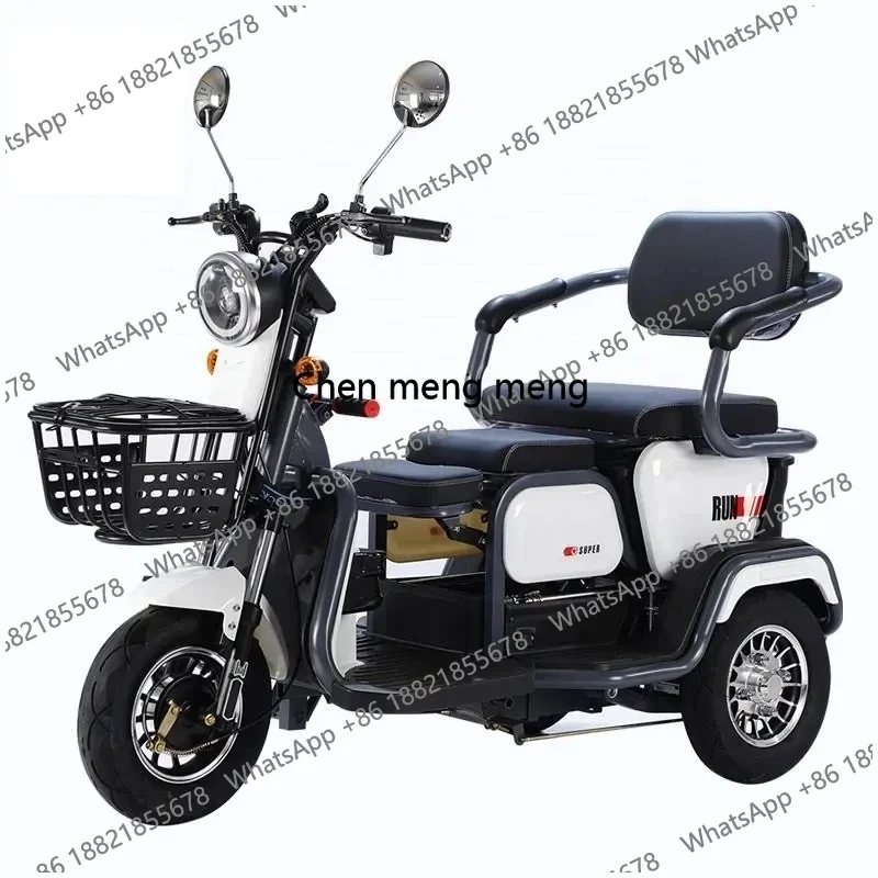 

New Model Cheap Electric Tricycle Folding 600w Motor 3 Wheels Electric Bicycle Motorcycle