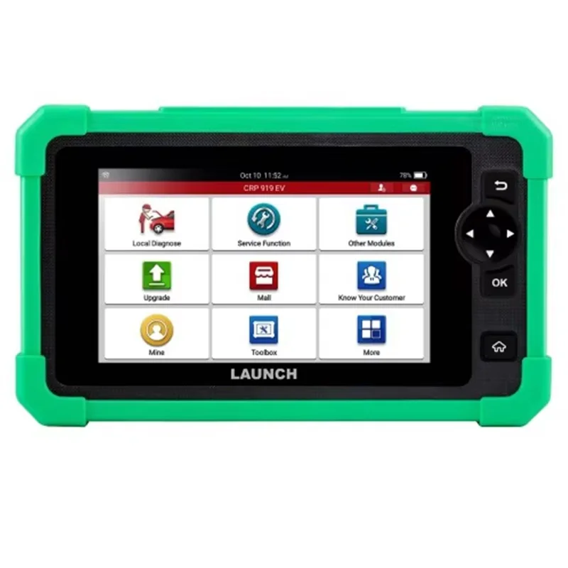 LAUNCH CRP919 EV New Energy Scanner Car Diagnostic Tool Electric Automotive San Auto Diagnosis CANFD DOIP 2 Years Free Update