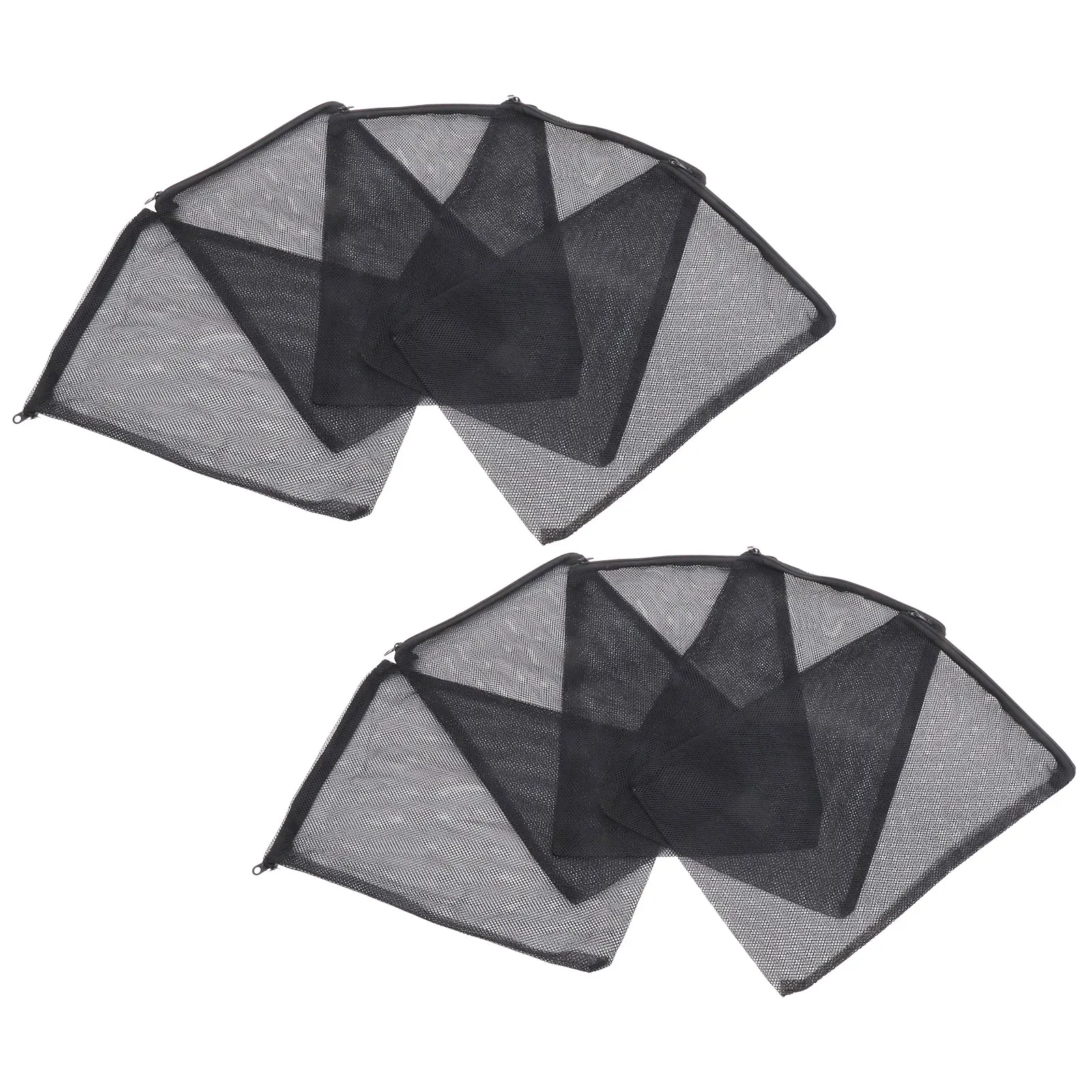 

10Pcs Fish Tank Filter Bags Aquarium Filter Mesh Bags Reusable Drawstring Filtration Mesh Bag Replaceable Fish Tank Supplies