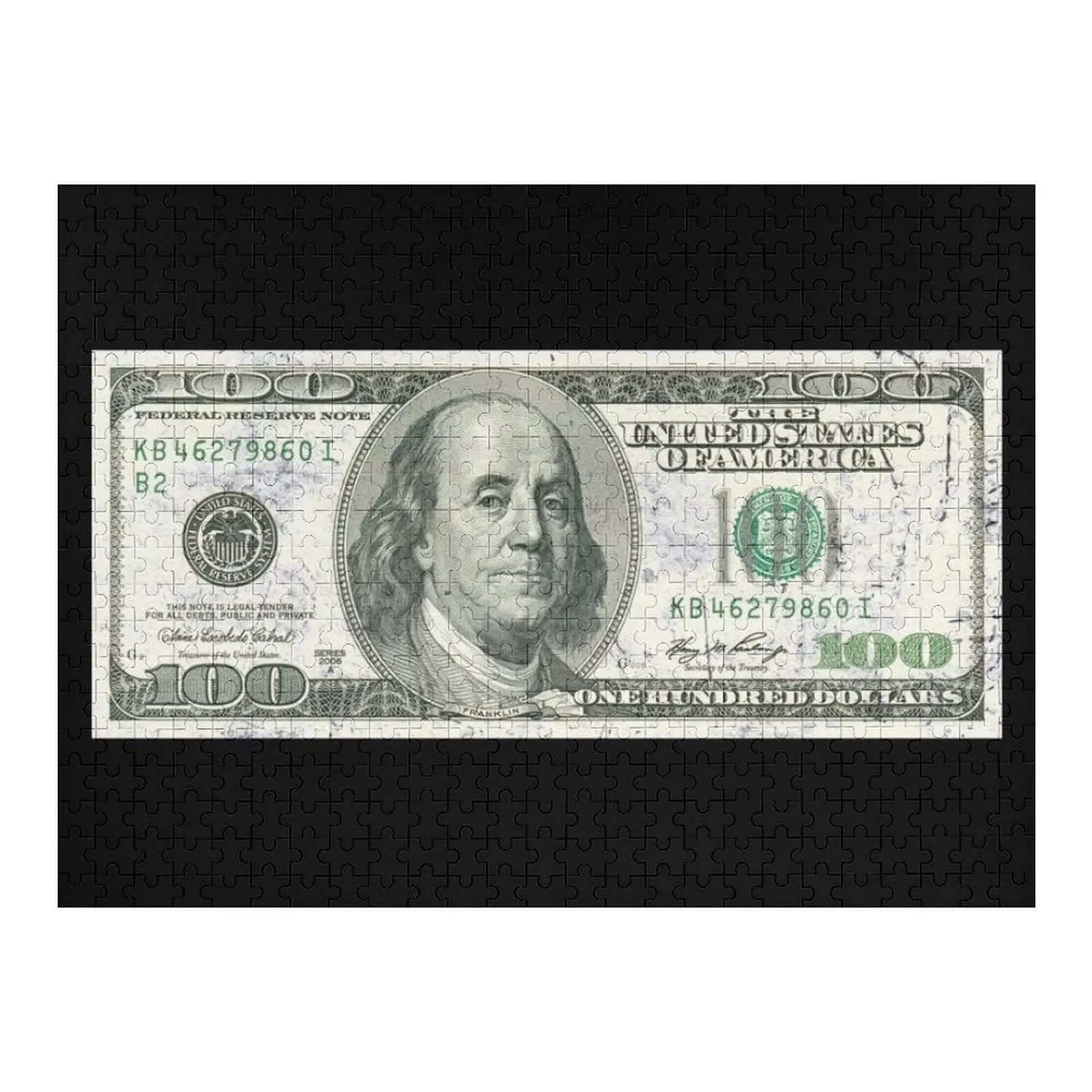 

US Dollar Bill USA Money Jigsaw Puzzle Custom Gift Custom Kids Toy Puzzle