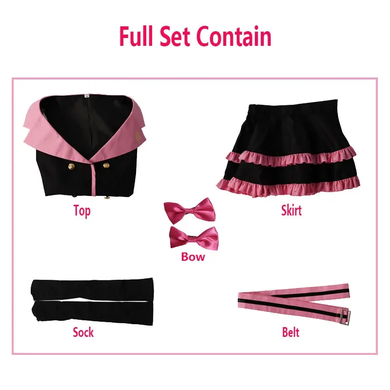 Cantante virtuale Cosplay Sweet Devil Miku Costume uniforme cosplay Ragazza carina Giappone Abito longuette Miku Parrucca per vestiti da festa di Halloween