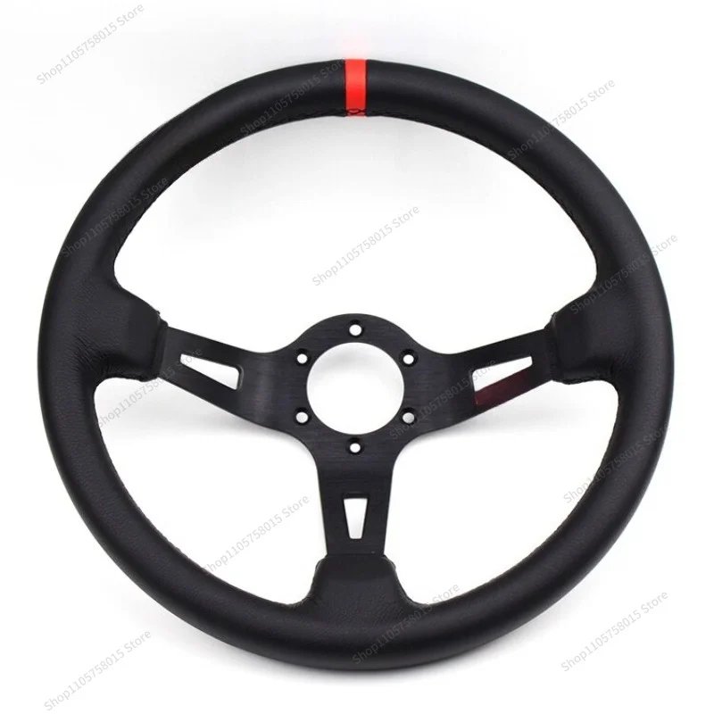 For13-inch new model, sports leather racing steering wheel