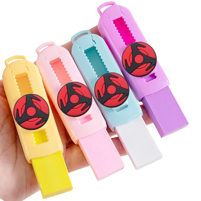 Оригинальный ластик Наруто Хокаге Push Pop-Экзамен Shinobi для снятия стресса для студентов, школьные канцелярские товары, детские каваи, подарки