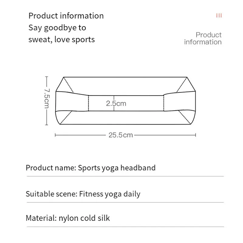 Sports Sweat-absorbent Headband Running Fitness Forehead Scarf Headband Headband New Basketball Spring Summer