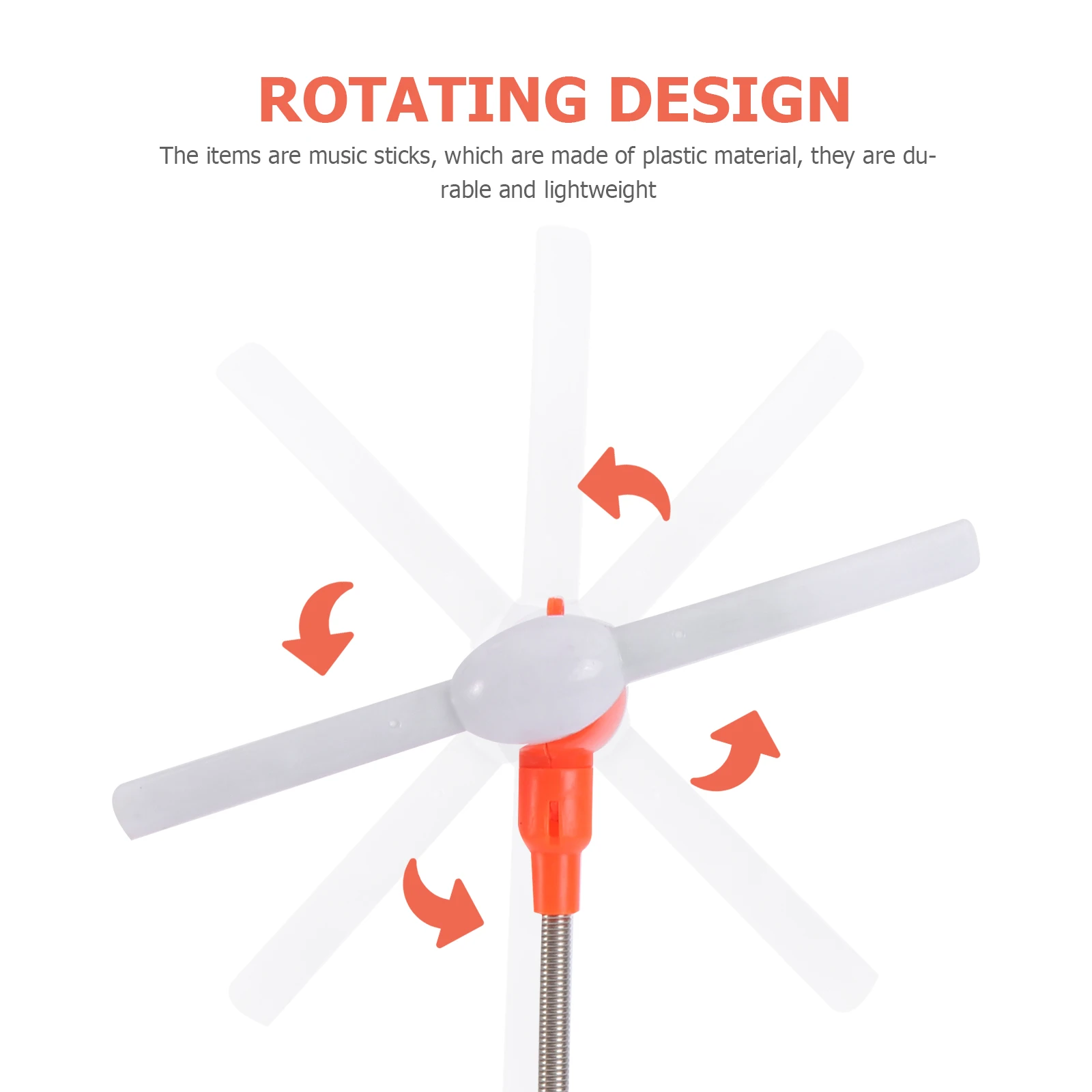 3 個の光るミュージックバー輝く回転プラスチックライトサウンドスティック子供用子供男の子女の子カラフルなパーティーの記念品ランダム