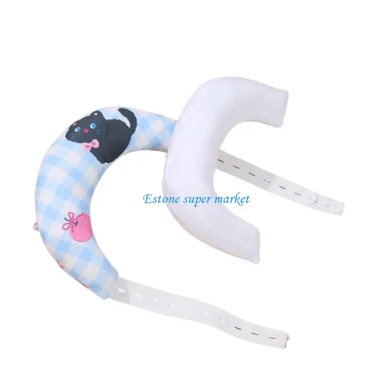 Almohada infantil 090B, almohada transpirable con soporte para cuello en forma
