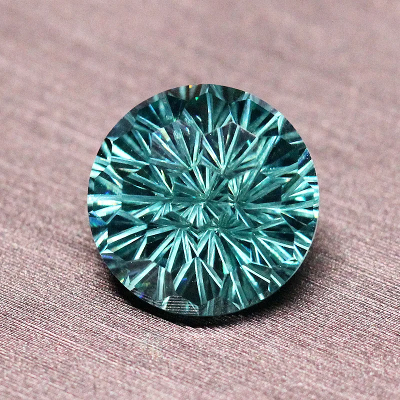 

Paraiba tourmaline loose gemstones for jewelry making turquoise color Pyrotechnic cut women twinkle