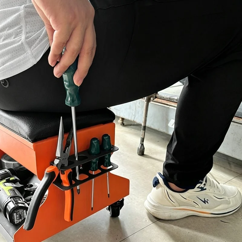 Storage Repair Tool Stool Automotive Mechanic Portable Bench with Wheels Tool Deposit Stool Auto Maintenance Repair Work Stools