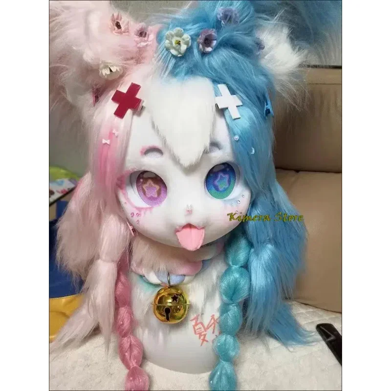 Fursuit Eyeball Cosplay Costume Furry Suit Kigurumi Headsets Accessories Animal Dust Net Printing Eye Pupil Cartoon