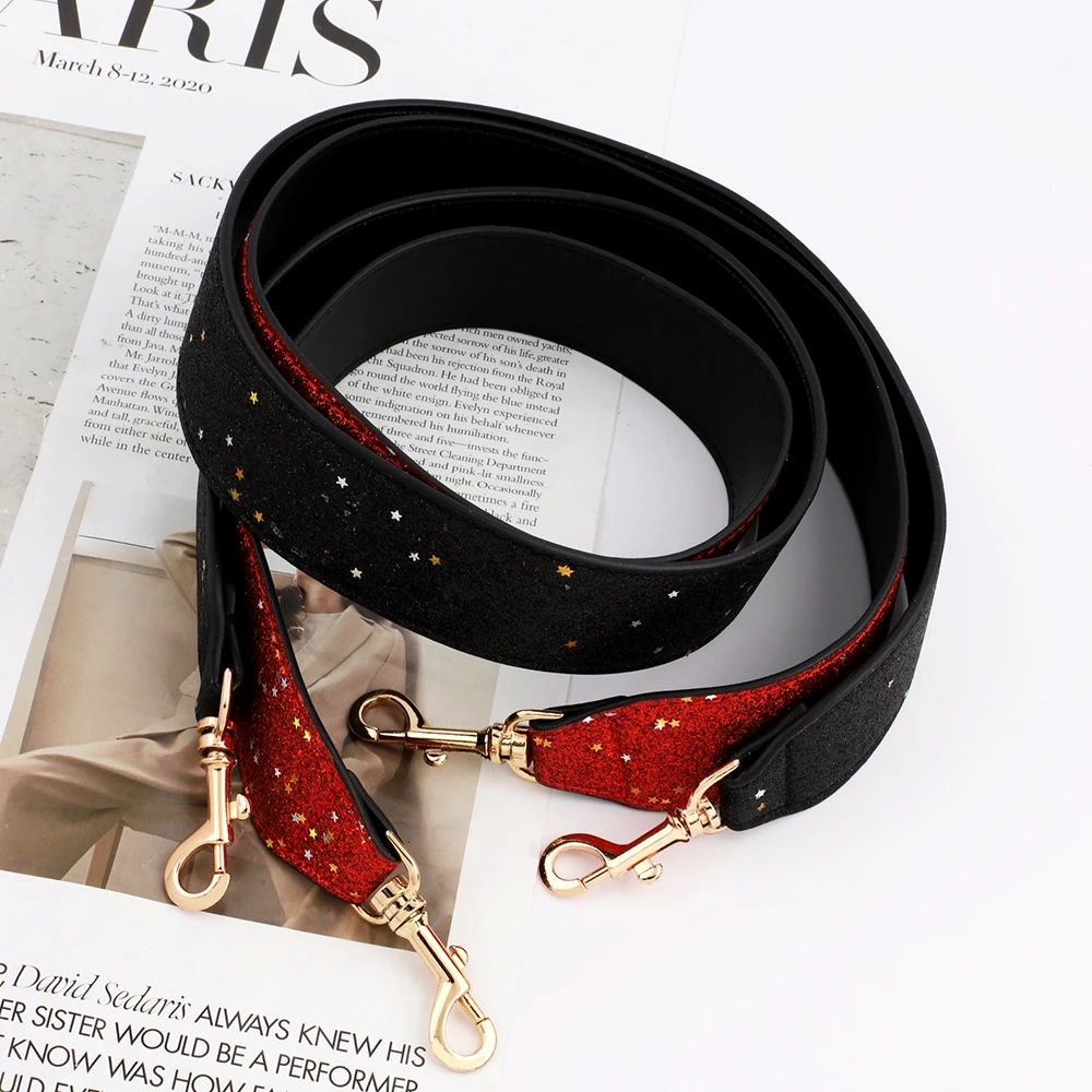 Fashion Women\'s Bag Strap Replacement Shoulder Straps Bright Star Bag Belt Luxury Handbag Parts Accessories