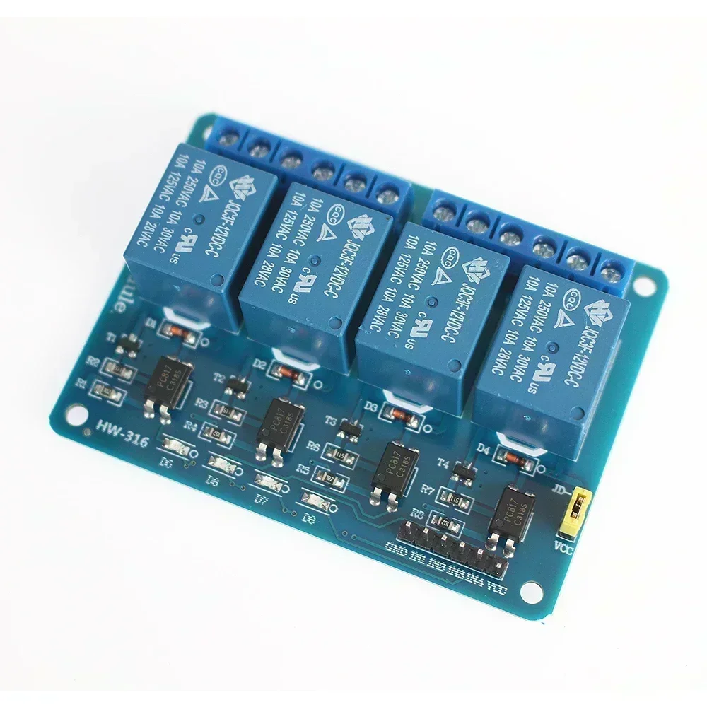 5V 12V  Relay Module1 2 4 6 8 Channel with Optocoupler Relay Output 1 2 4 6 8 Way Relay Module for Arduino in Stock