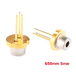 2/5/10pcs  5mW 650nm Laser Diode Sensor Laser Module Red 5mW 650nm TO-18 DIY 2.2-2.4V LED Electronics Design