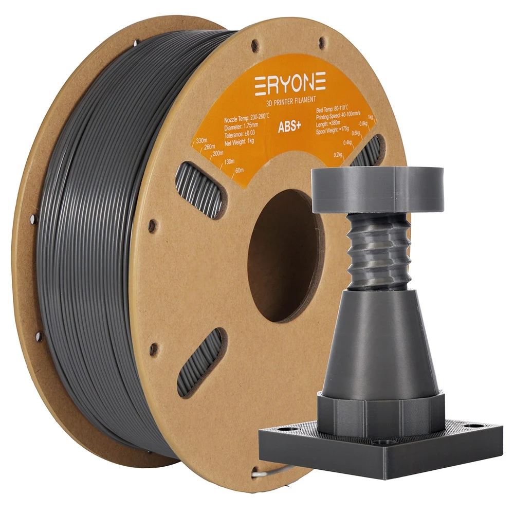 ERYONE 1.75mm ABS+ 3D Printing Filament 1KG 1.75mm Filament Diameter ±0.03 Tolerance