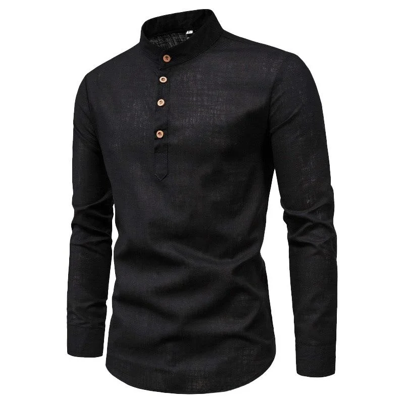 Csa Larga Sueca con Cuello Alto para Hombre, Ropa de Trabajo Personalizable, Informal para Uso Diario, Servicio de Diseño ...