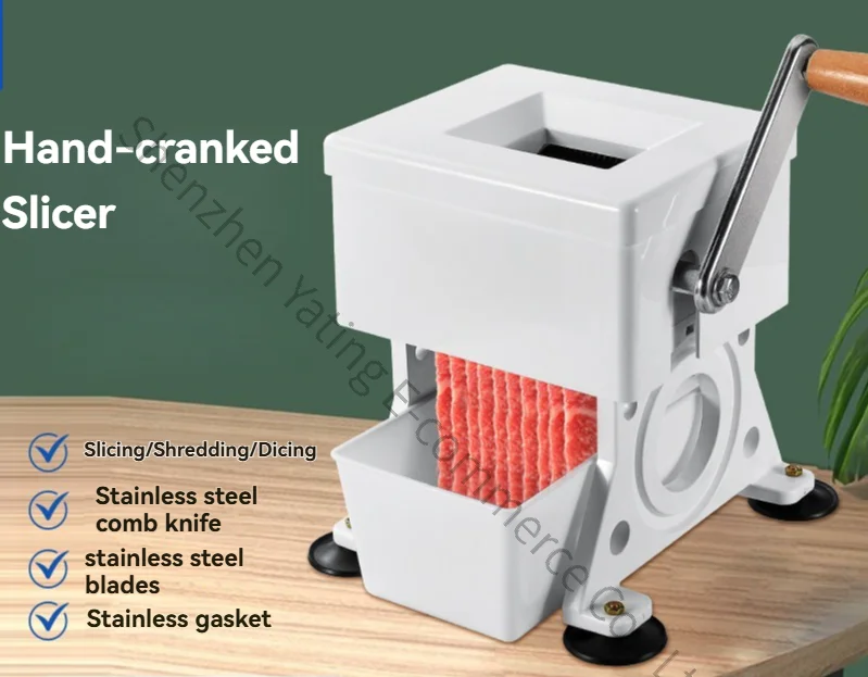 Minced  Meat Cutter Small Shredded Meat Slicer Diced Meat Slices, Fat Beef and Mutton Hot Pot Artifact