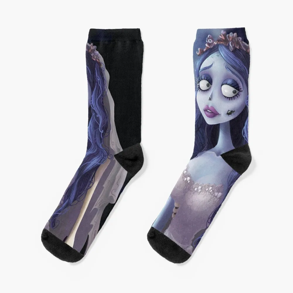 

Emily The Corpse Bride Socks funny gifts basketball Sock woman