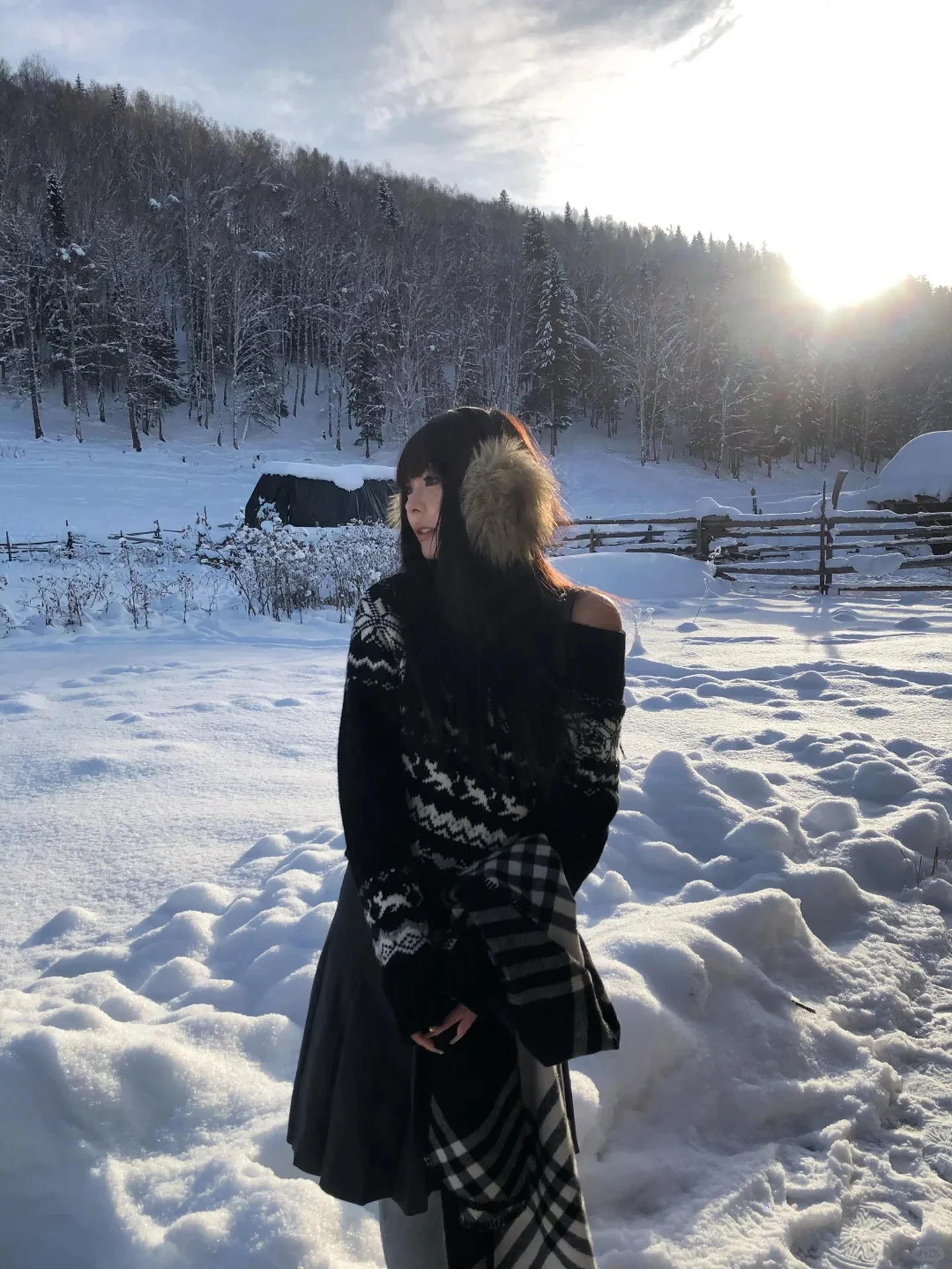 women's-winter-ear-muffs-faux-fur-warm-outdoor-cold-proof-ear-covers-black-fluffy-ear-pads-versatile-polyester-fiber-ear-warmers