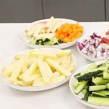Cozinha pepino em cubos slicer máquina elétrica cortador de legumes cenoura batata triturador multiprocessador de alimentação elétrica
