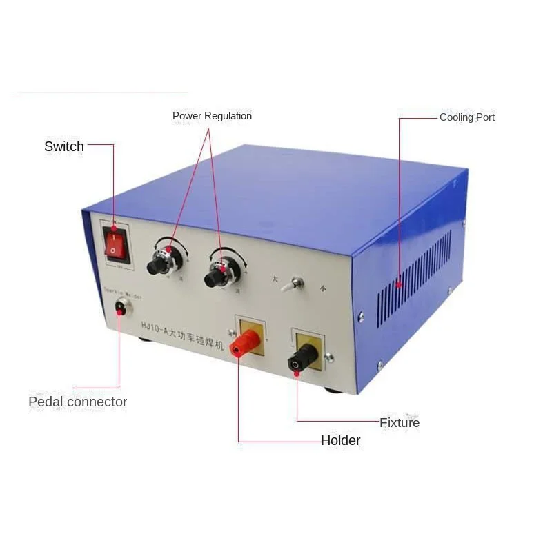 Cheap HJ10-A 100A High Power Handheld Spot Welding Machine Small Laser Welder for Jewelry Coil Bracelet Interface Soldering To