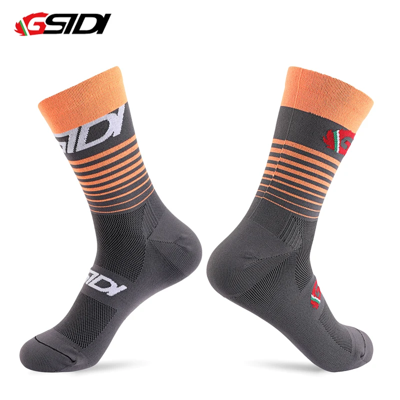 GSIDI  Professional Cycling Socks Sport Socks Breathable Road Bicycle Socks Men and Women Outdoor Sports Racing