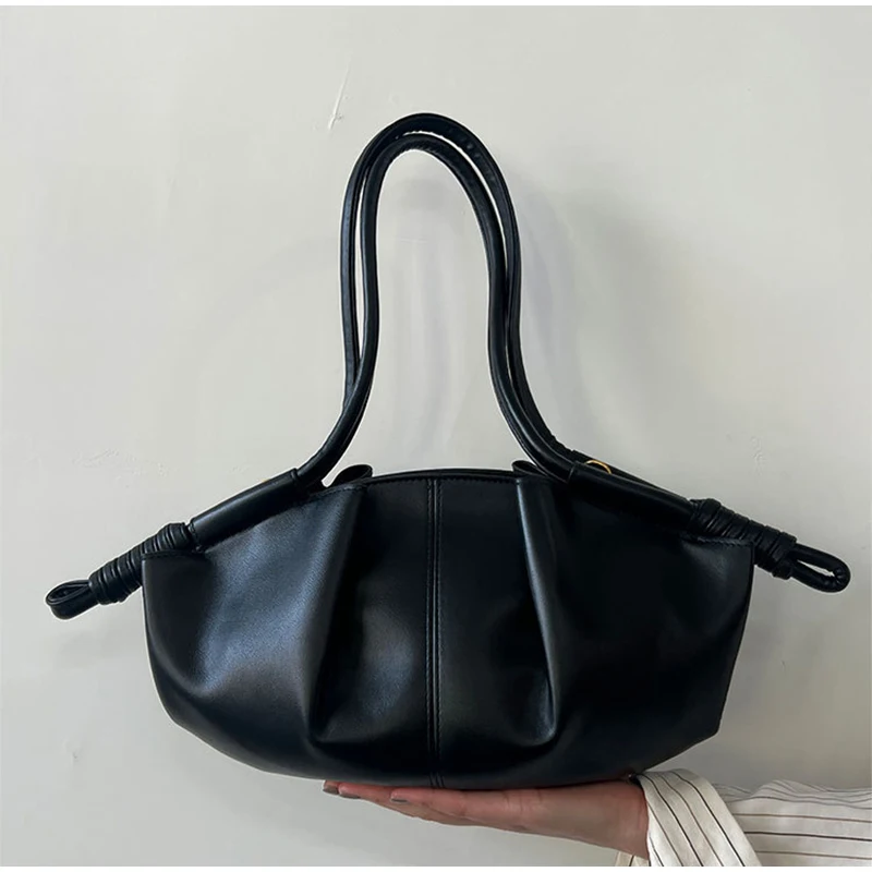 

Роскошная брендовая сумка для пельменей с облаком, дизайн на шнурке, женская сумка, регулируемый плечевой ремень, сумка через плечо, текстурированная сумка для подмышек