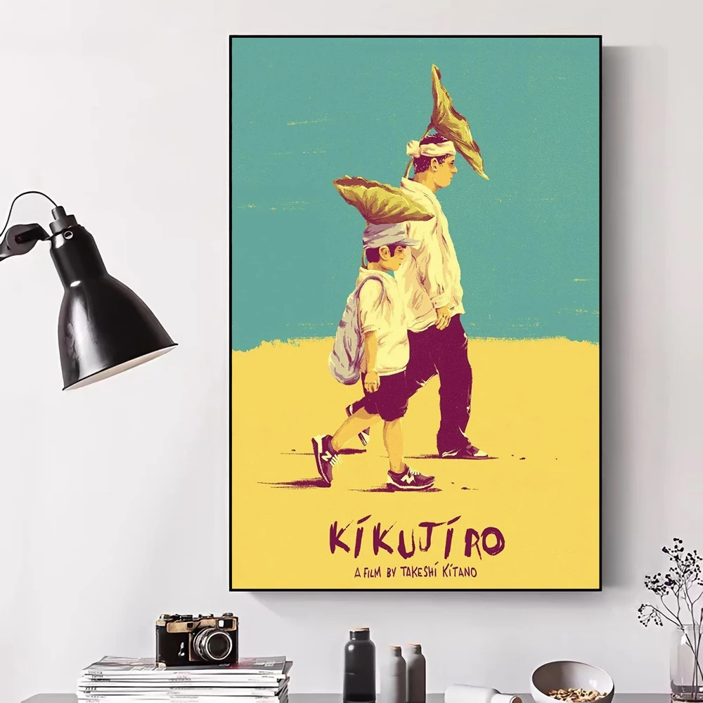 15 Kikujiro Japan Wonderful Hot Classic Movie Silk Cloth Poster Wall Art Home Decoration Gift