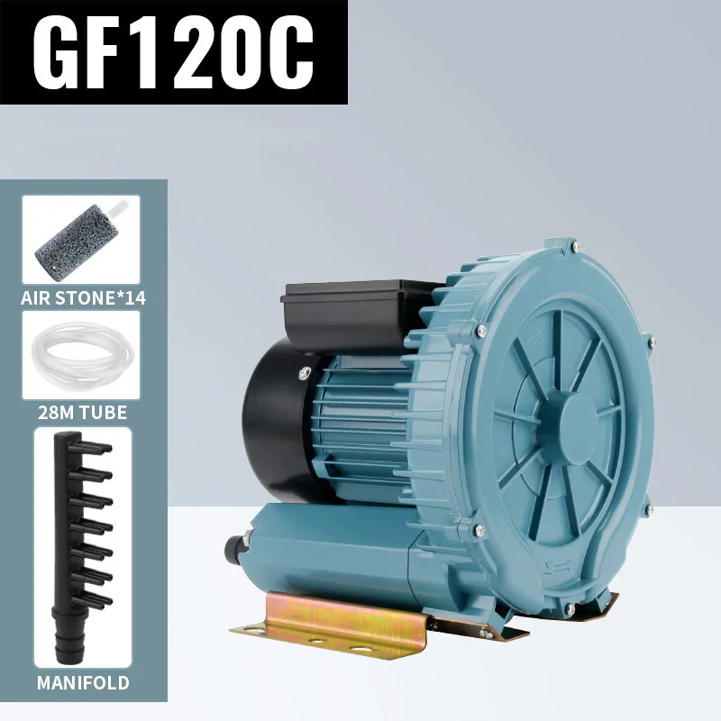 High-Pressure Vortex Blower, Aeration Unit, High-Power Air Pump, Aeration Machine for Seafood and Fish Ponds