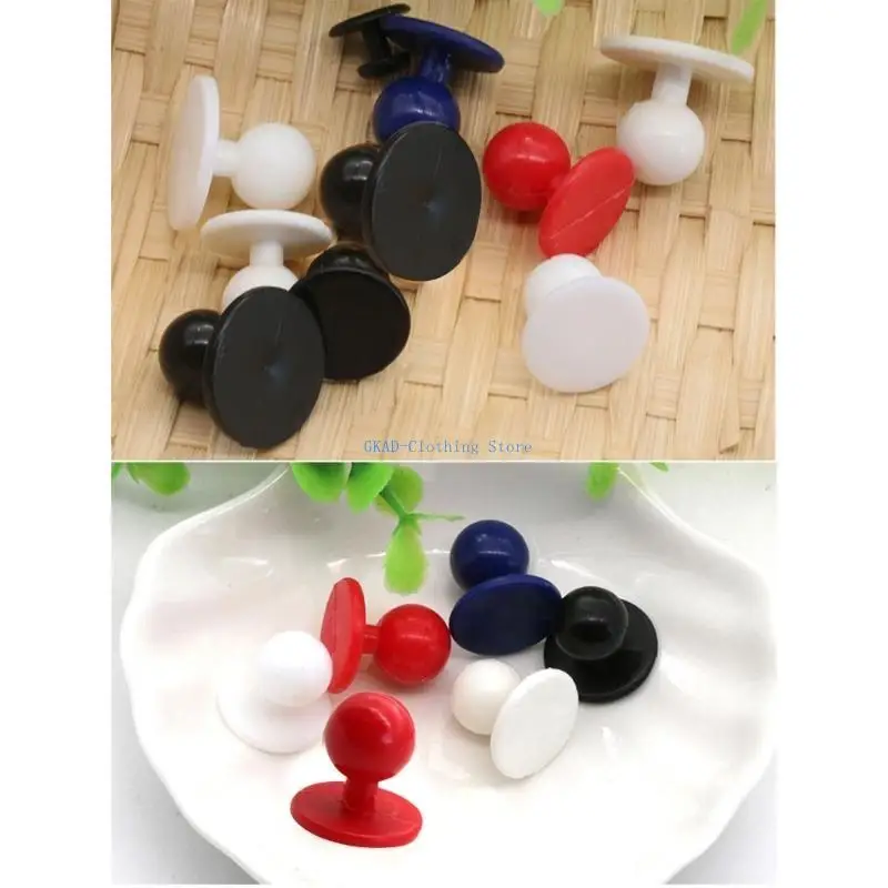 Pulsanti a in nylon da 100 pc N0PE per giacche da chef facili da installare e sostituire con vari pulsanti uniformi chef a