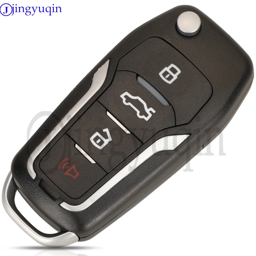 jingyuqin OUCD6000022 CWTWB1U793 315/433MHz 4D63 Modified Remote Key For Ford Escape Focus C-Max Transit F250 F350 F450 F550